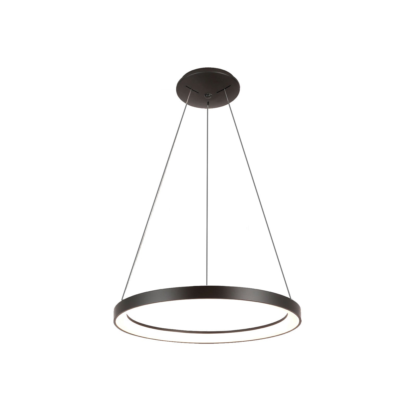 Lámpara LED Colgante Negro 58W con Control y App – 2G